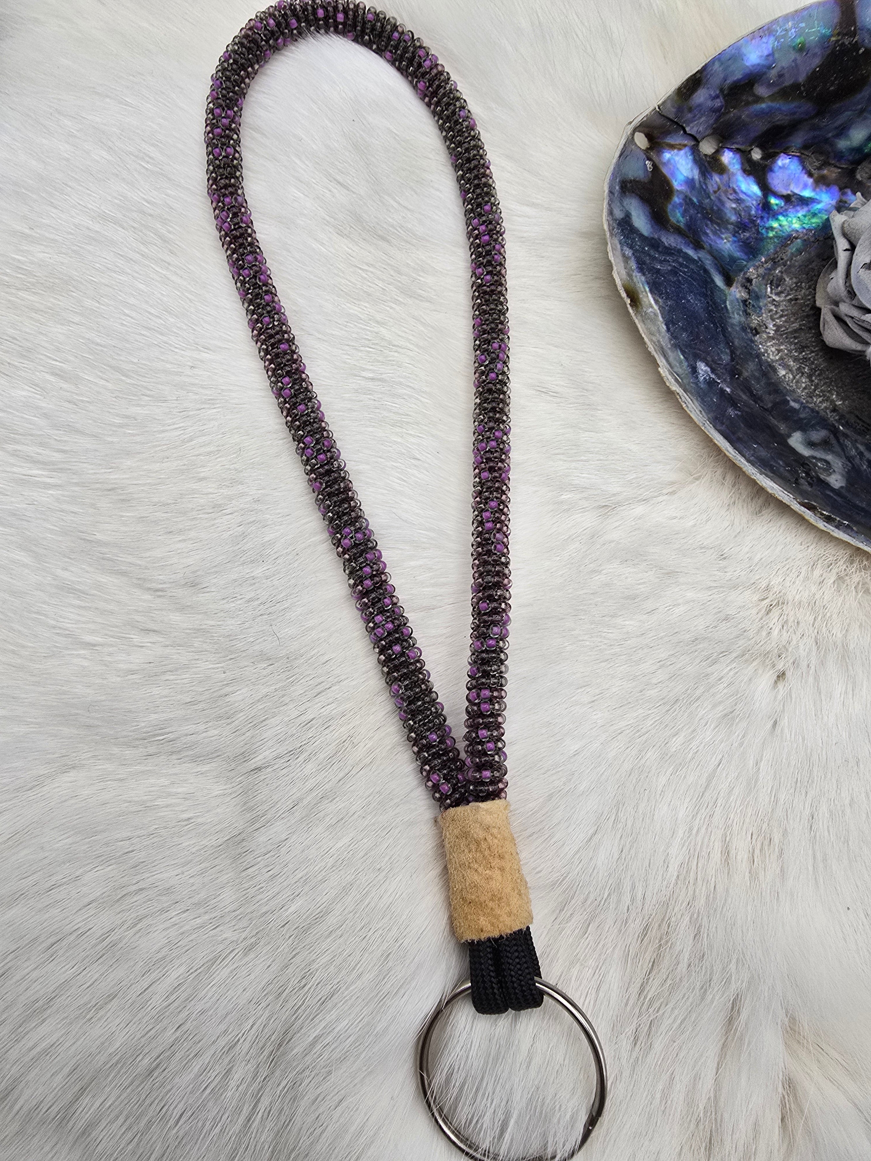 Purple keychain