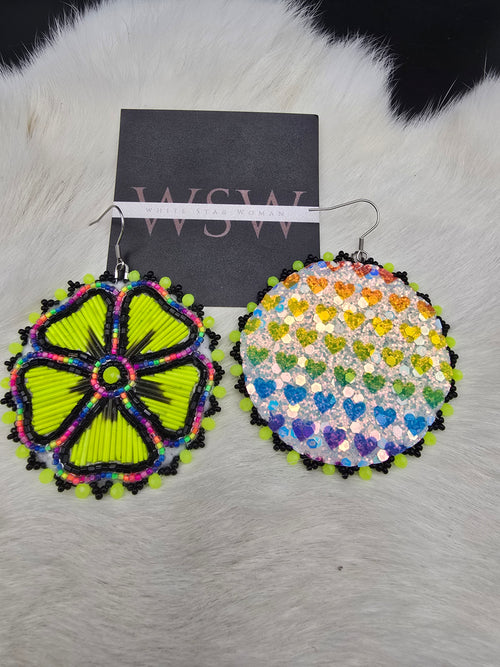 Neon flowers