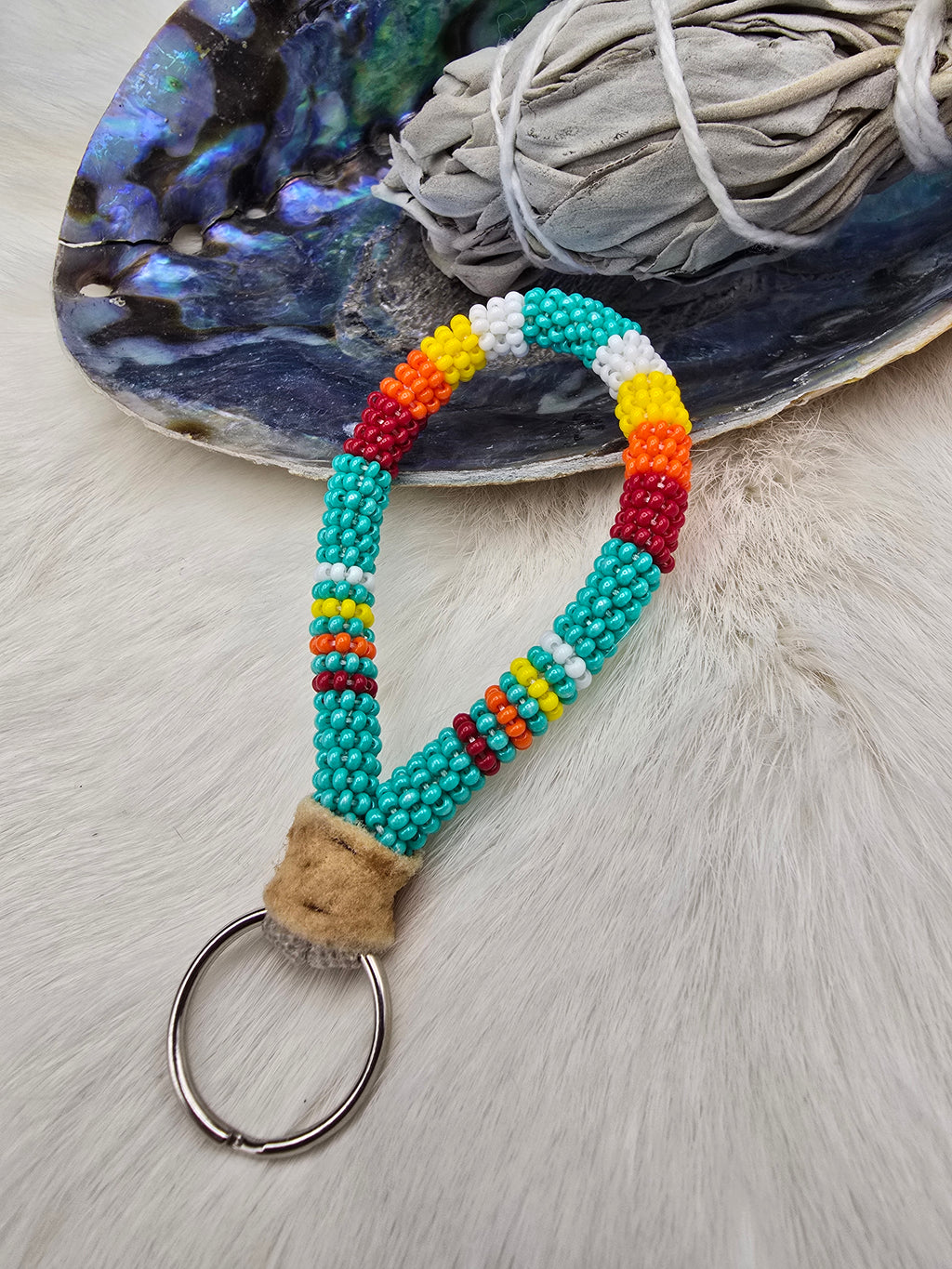 mini fire colour keychain