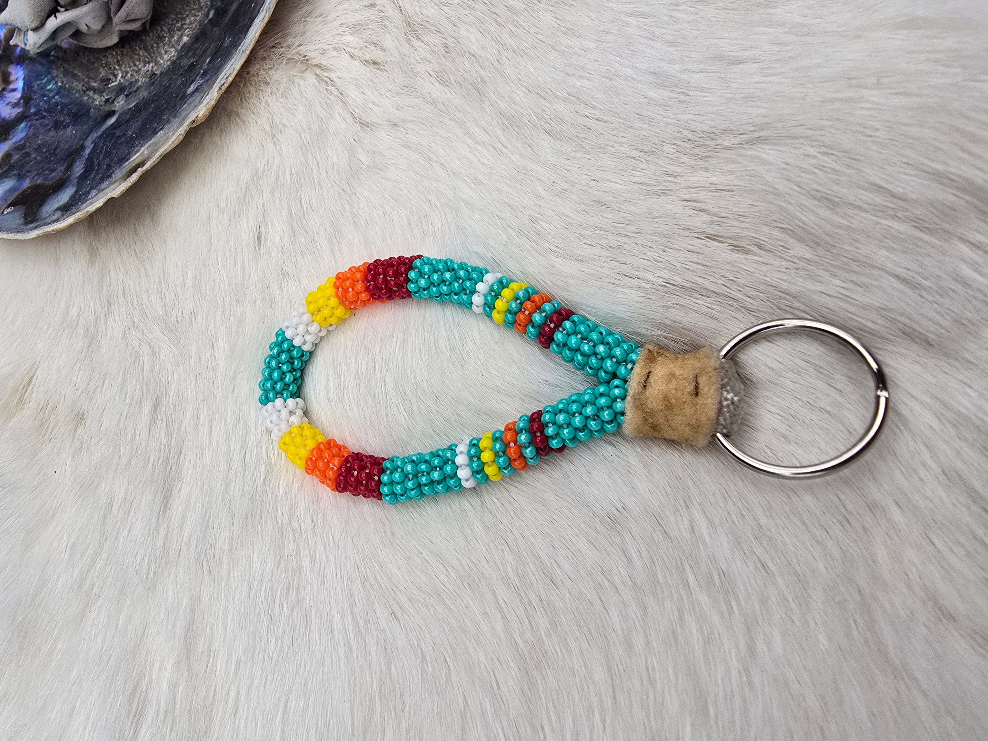 mini fire colour keychain