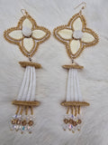 Gold and white flowers