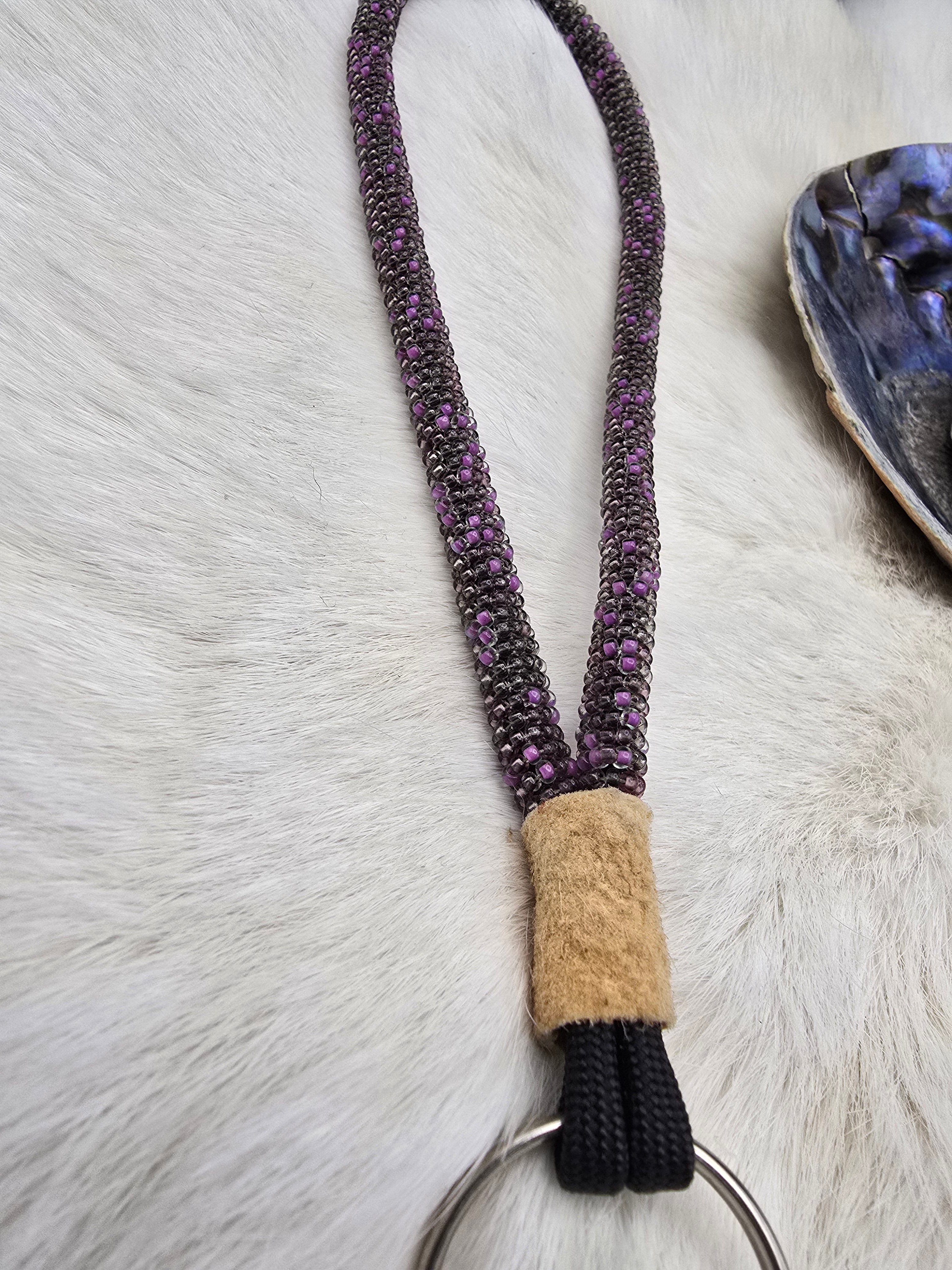Purple keychain