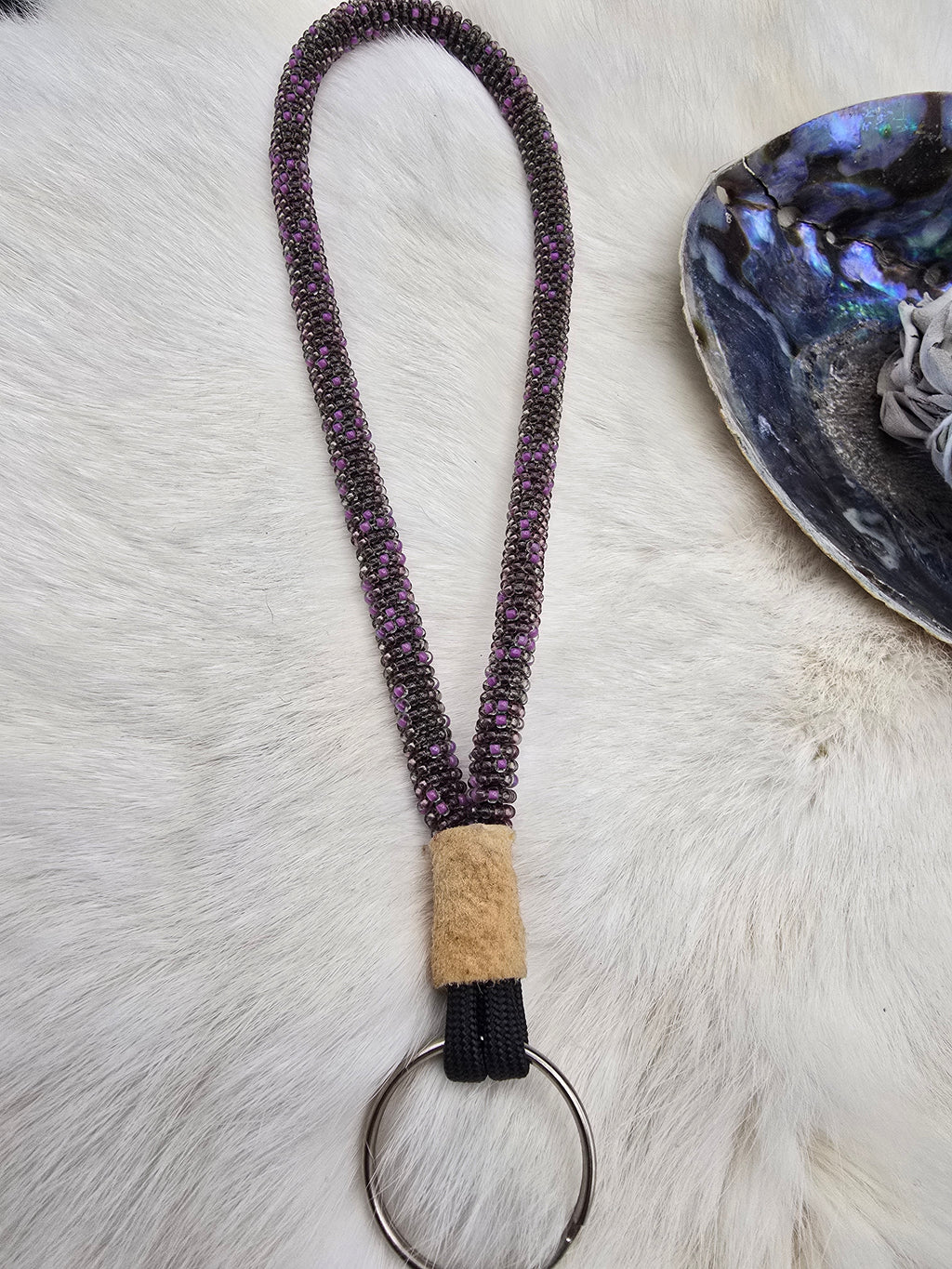 Purple keychain
