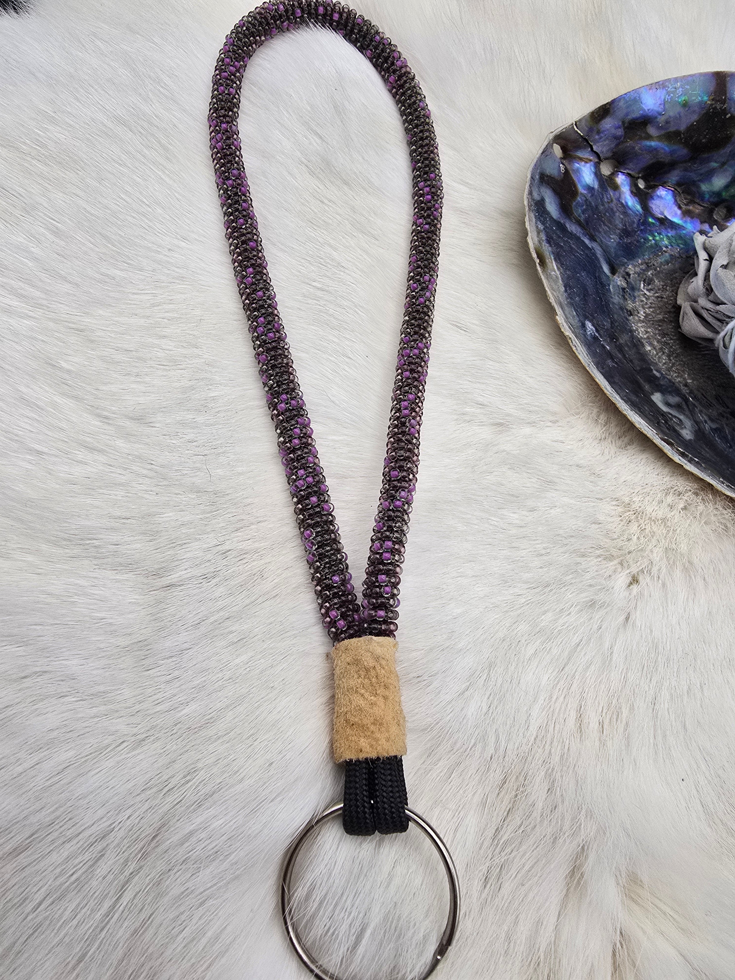 Purple keychain