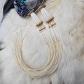 Dentalium Feather earrings
